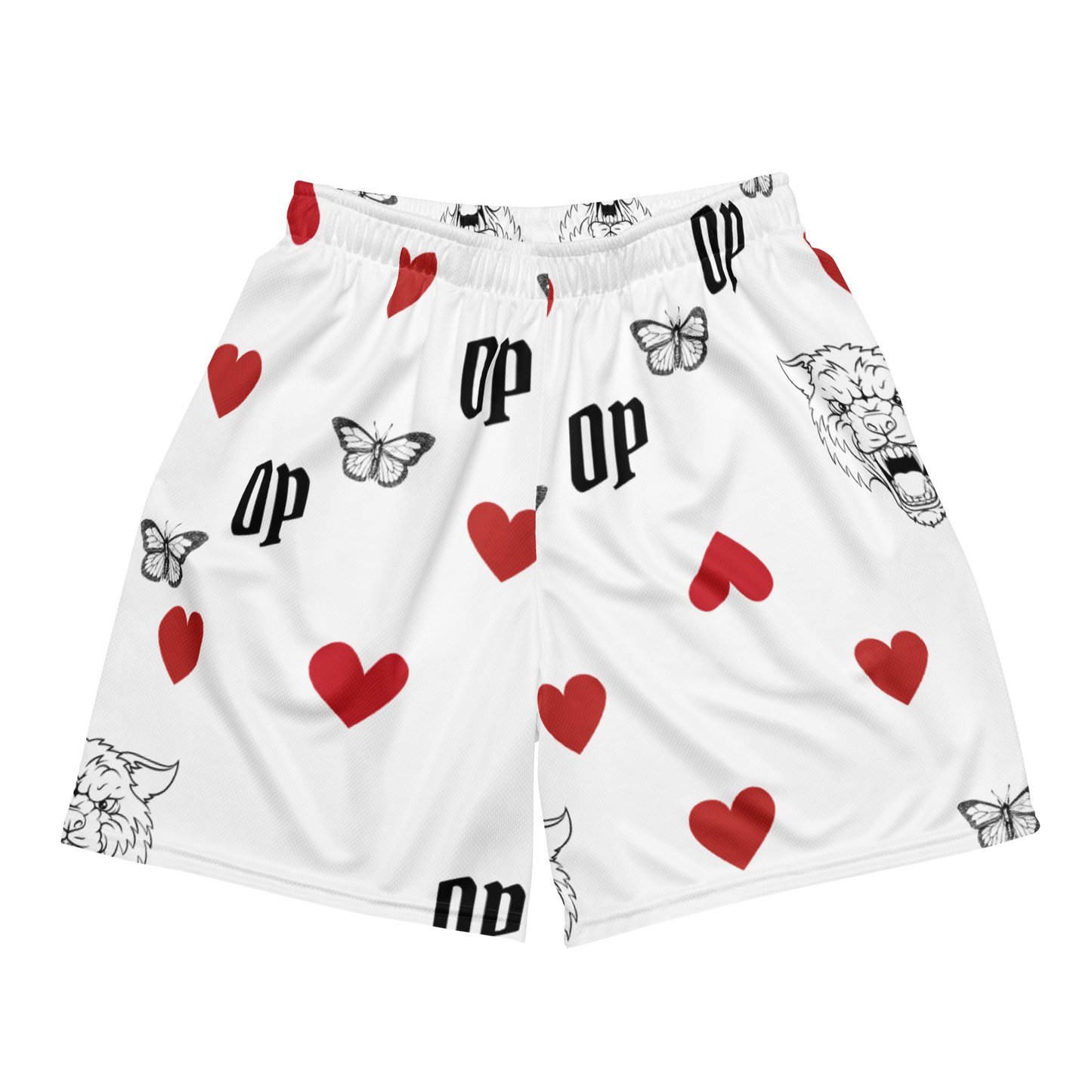 OP LOVERBOY HOOP SHORTS WHITE