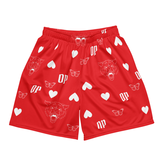 OP LOVERBOY HOOP SHORTS RED