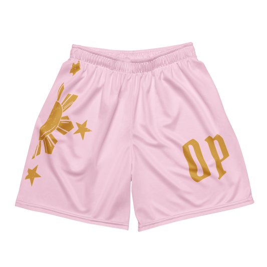 OP x FILIPINO GLOBAL HOOP SHORTS PINK