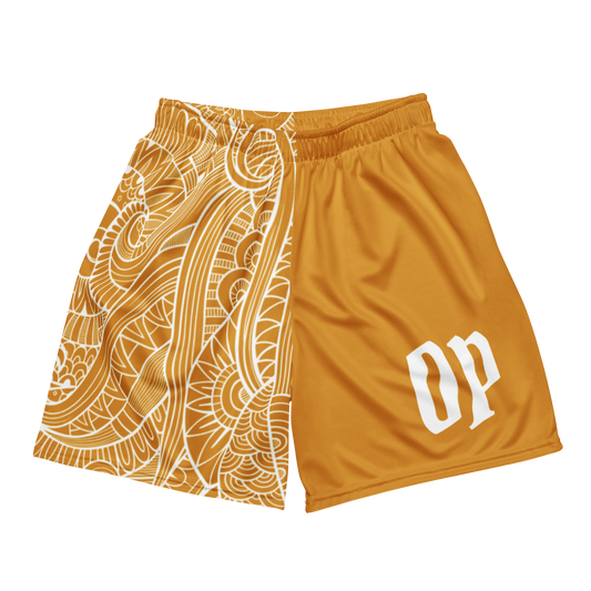 OP ISLANDER HOOP SHORTS GOLD