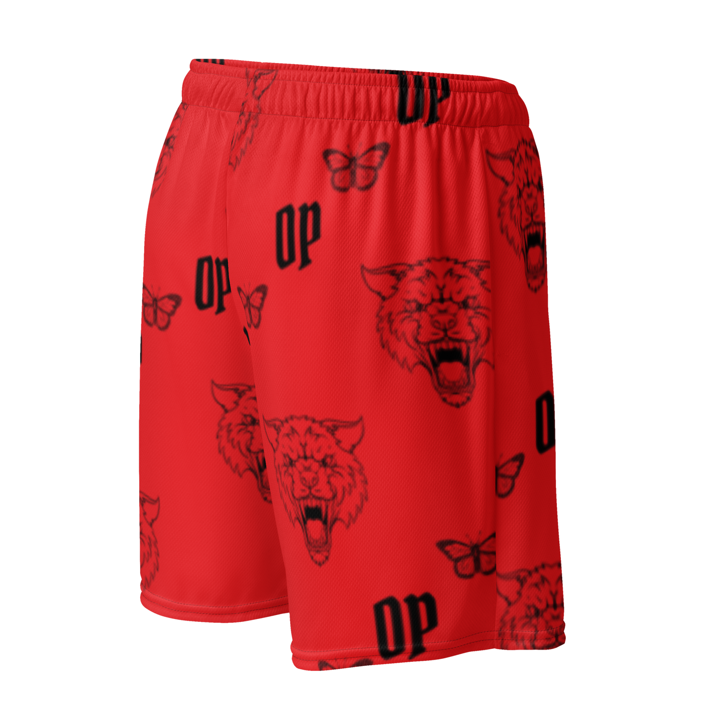 RED OP BASKETBALL SHORTS