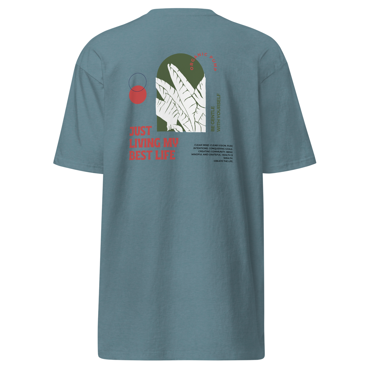 OP HEAVYWEIGHT GRAPHIC TEE PALMS