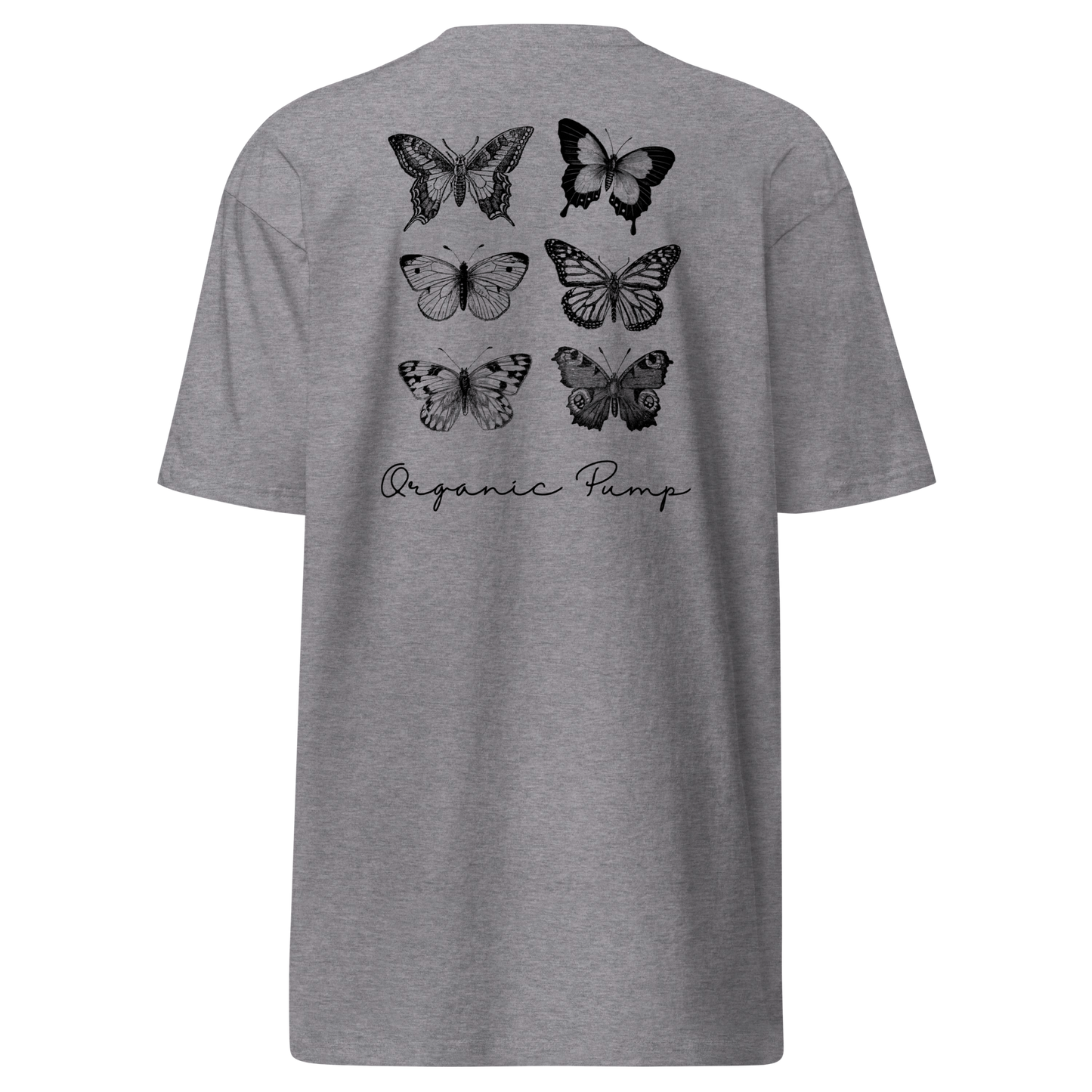 OP HEAVY GRAPHIC TEE BLACK BUTTERFLY