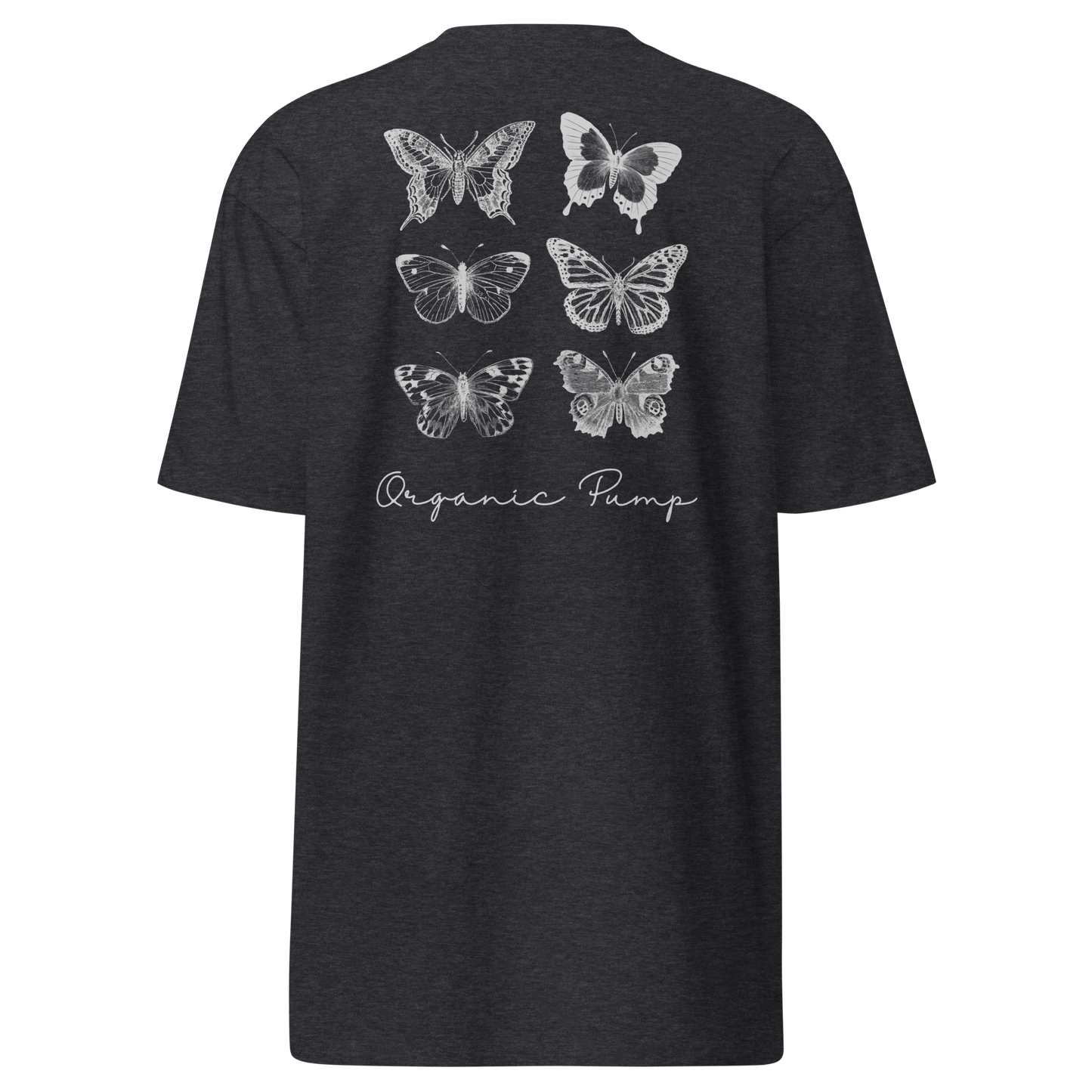 OP HEAVY GRAPHIC TEE WHITE BUTTERFLY