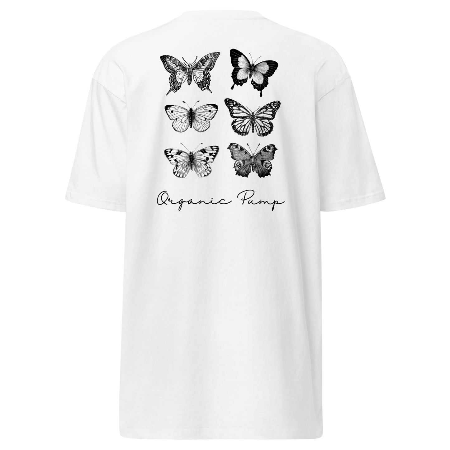 OP HEAVY GRAPHIC TEE BLACK BUTTERFLY