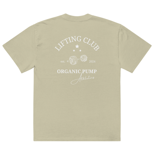 OP Oversized faded t-shirt LIFTING CLUB