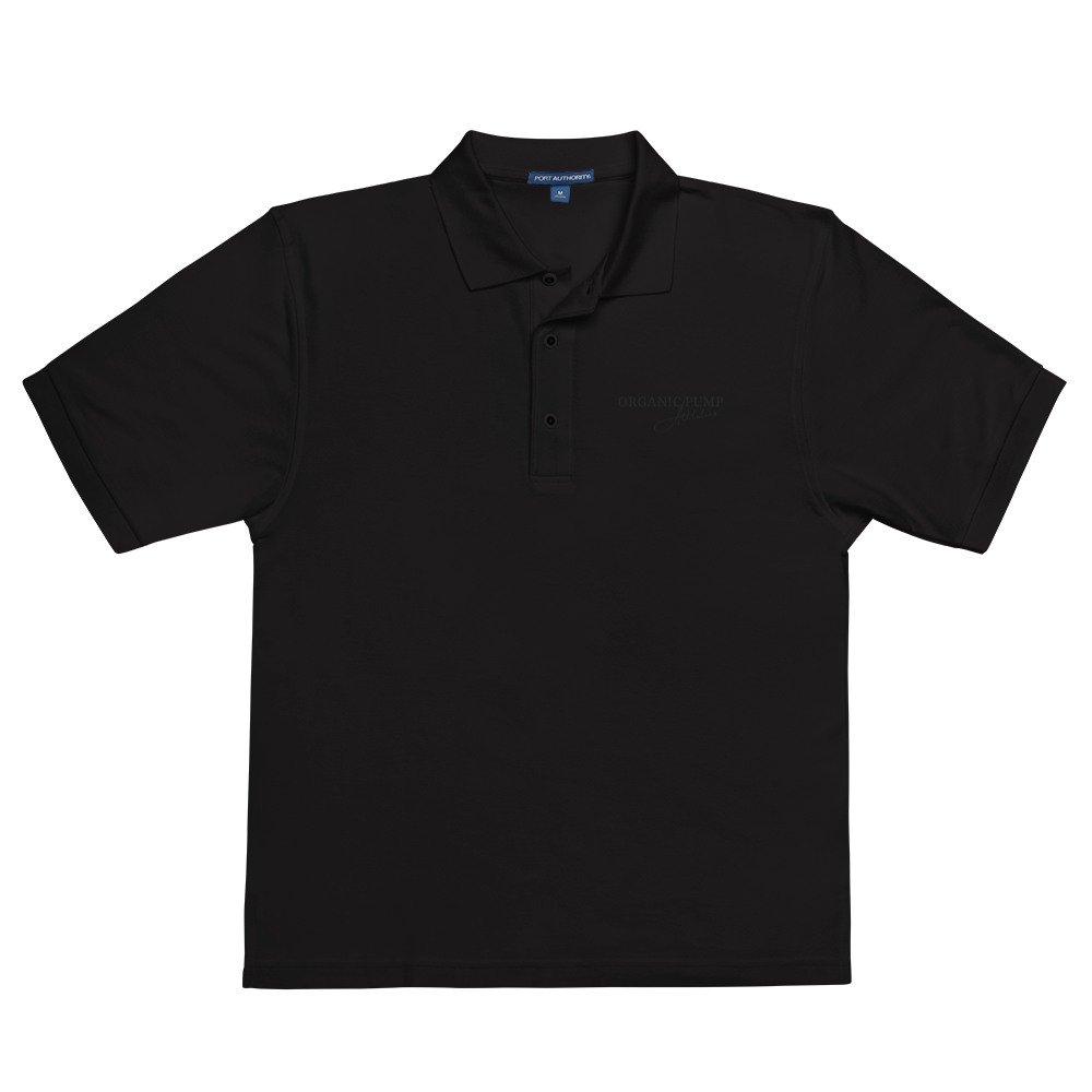 OP GOLF EMBROIDERED POLO BLACK LOGO