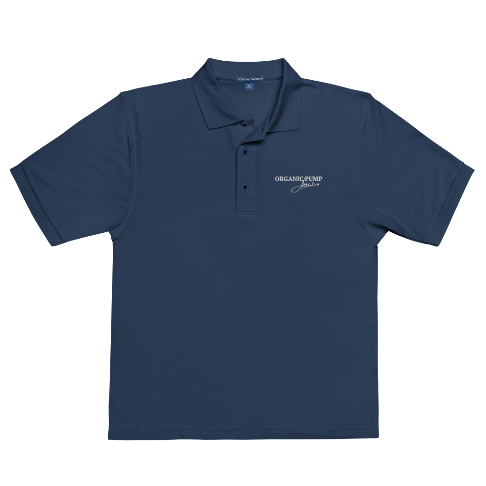 【新品タグ有】logo embroidery pleats polo op OP GOLF EMBROIDERED POLO WHITE LOGO – OP | Organic Pump