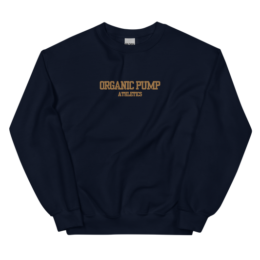 OP ESSENTIAL EMBROIDERED CREWNECK GOLD